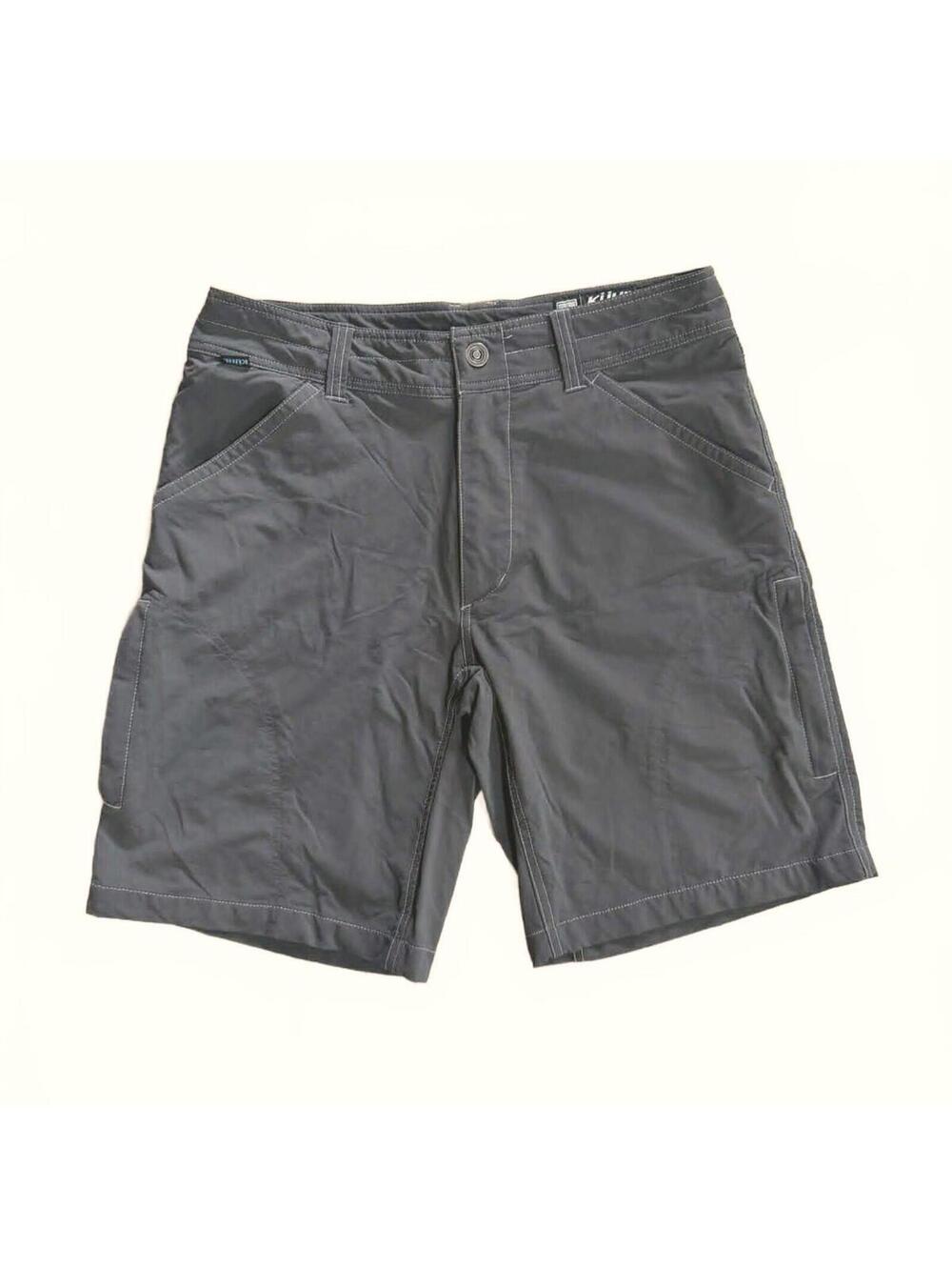 Kuhl Men's Gray Outdoor Cargo Shorts Ivory Threads Size 32